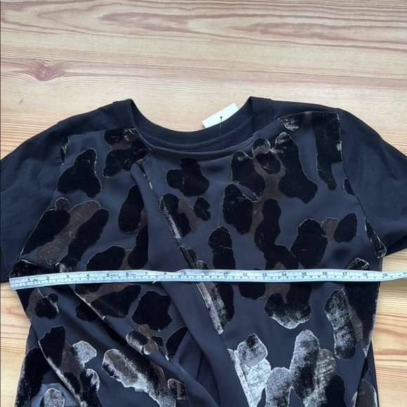 Sacai Stylish Black Shirt with Sheer Accents size 3(M) brand new with tag - Picture 11 of 12